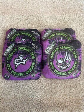 Gladiator Cornhole Gear 2024 Brawler Pro Bags & Sidekick carrying case